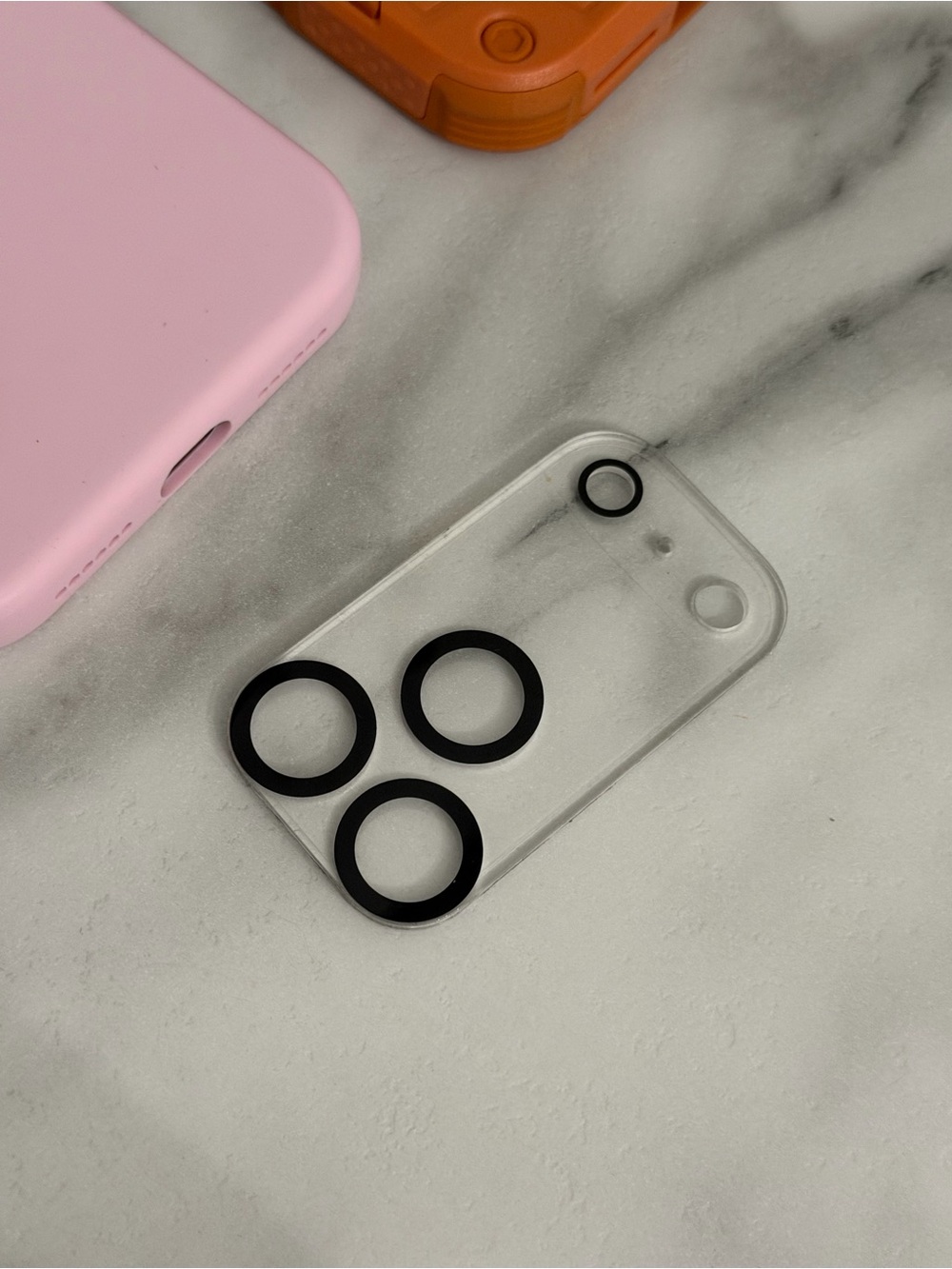 iPhone 17 Pro max Pink and Orange Protective Phone Case Duo - Universal Style - Picture 7 of 8